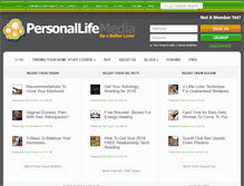 Tablet Screenshot of members.personallifemedia.com